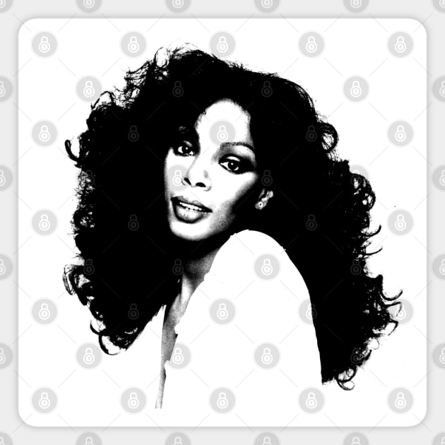 Donna Summer /// Vintage portrait Magnet by HectorVSAchille